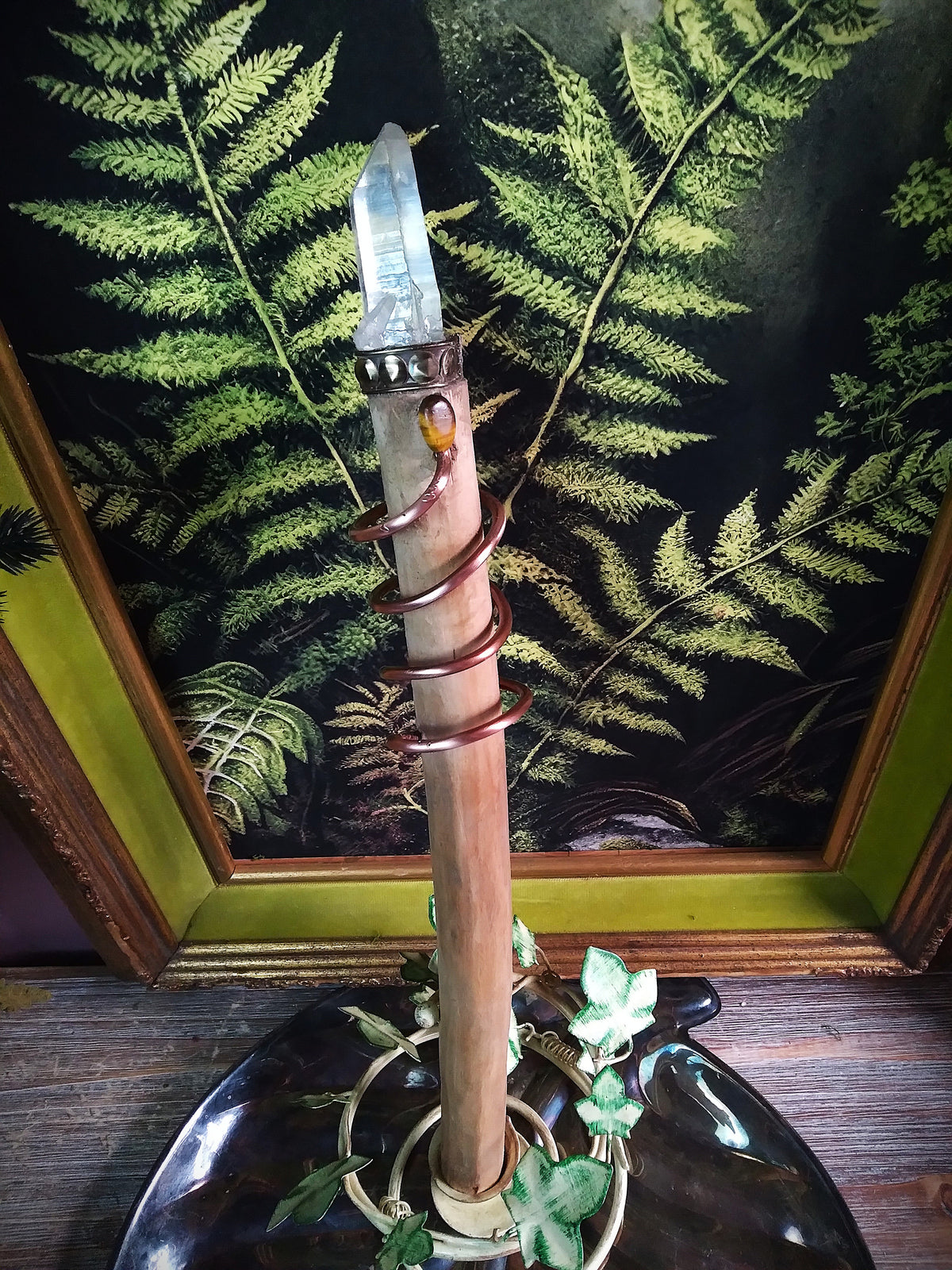 Vintage Druid Forest Witch Altar
