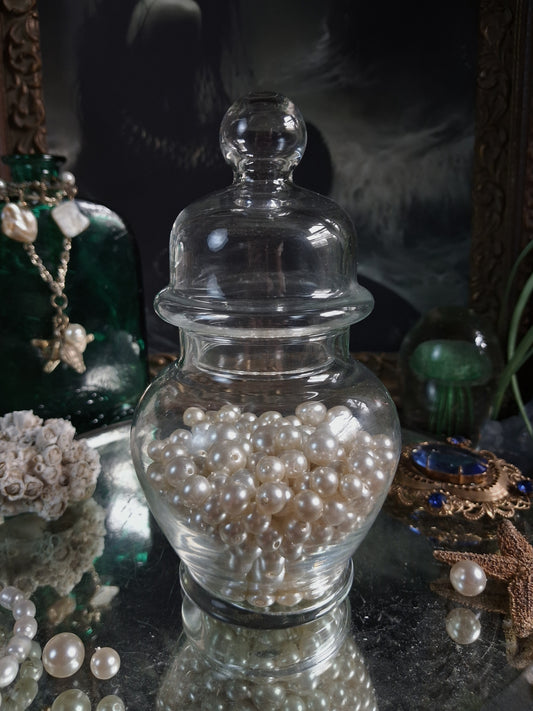 Vintage Glass Apothecary Jar