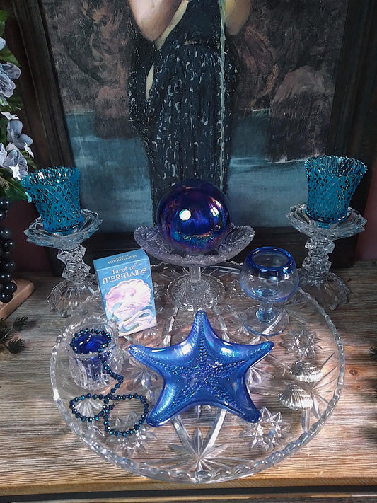 Vintage Water Witch Altar & Mermaid Tarot