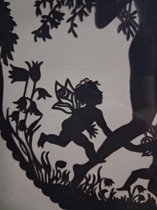 1920s Lotte Gutzlaff Scherenschnitte Silhouette