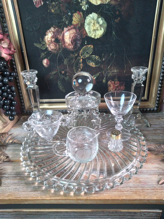 Vintage Crystal Lunar Witch Altar