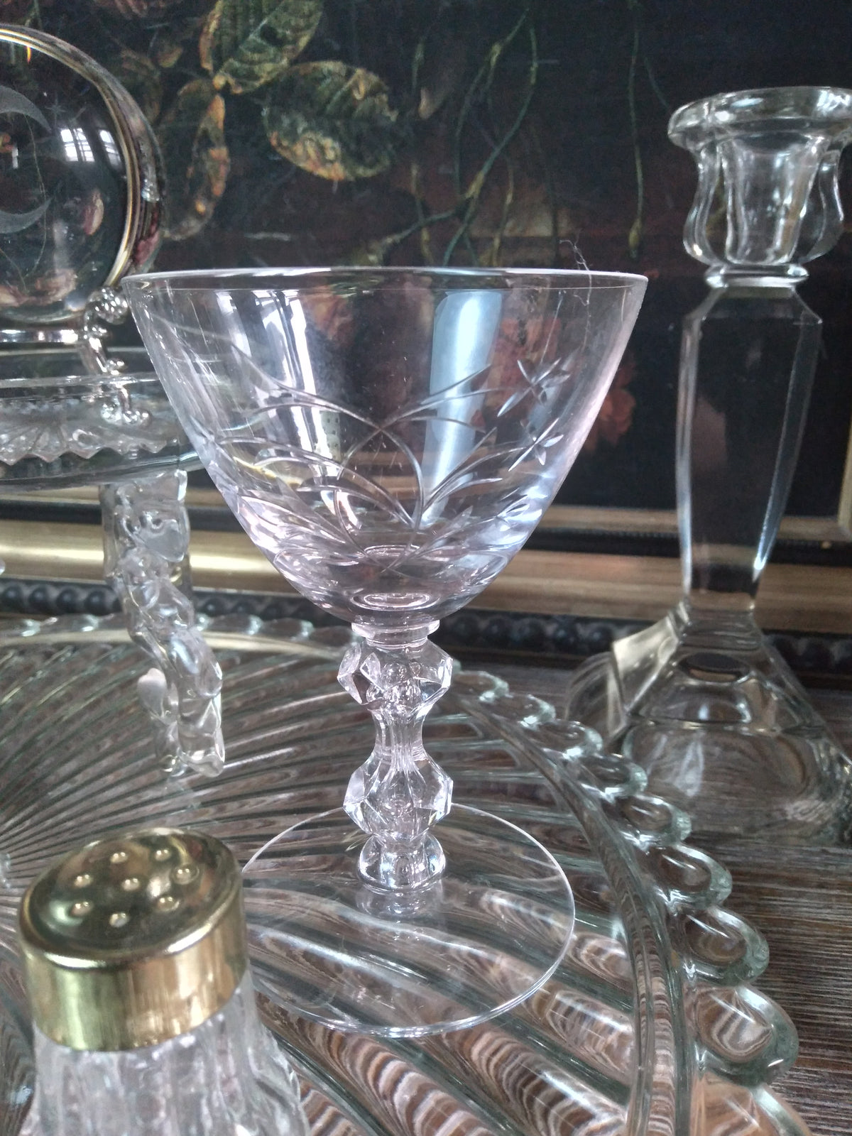 Vintage Crystal Lunar Witch Altar