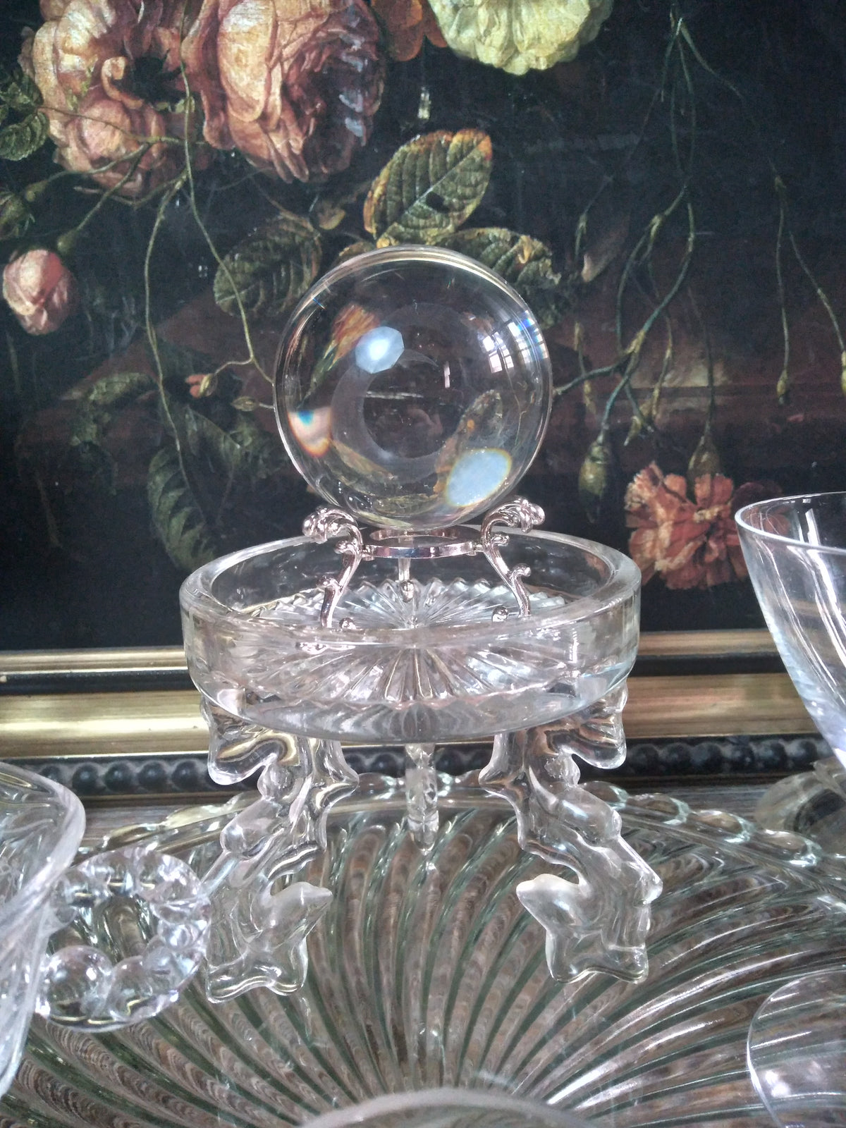 Vintage Crystal Lunar Witch Altar