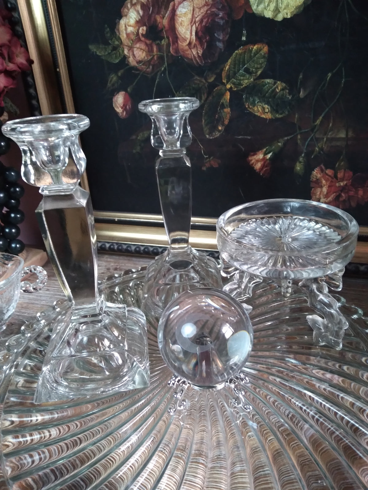 Vintage Crystal Lunar Witch Altar