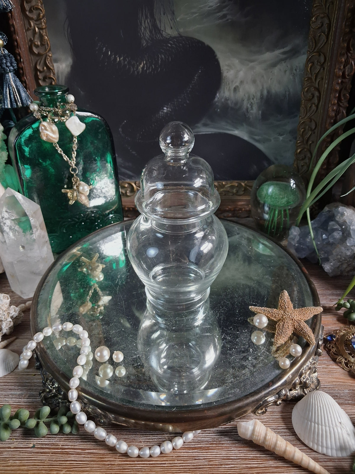 Vintage Glass Apothecary Jar