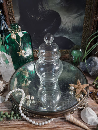 Vintage Glass Apothecary Jar