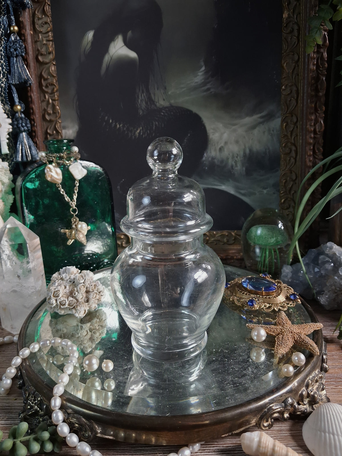 Vintage Glass Apothecary Jar