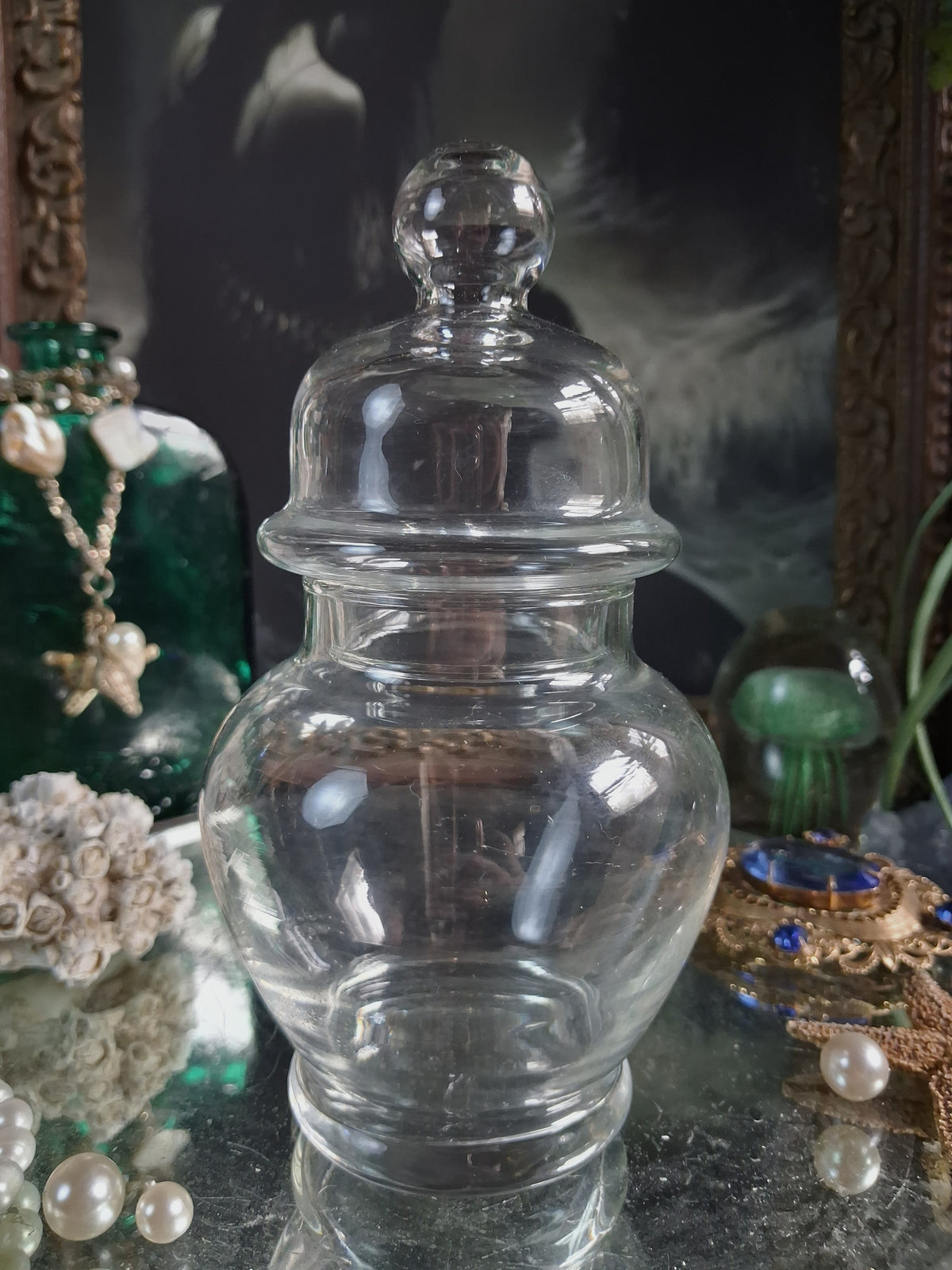 Vintage Glass Apothecary Jar