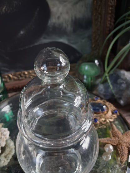 Vintage Glass Apothecary Jar