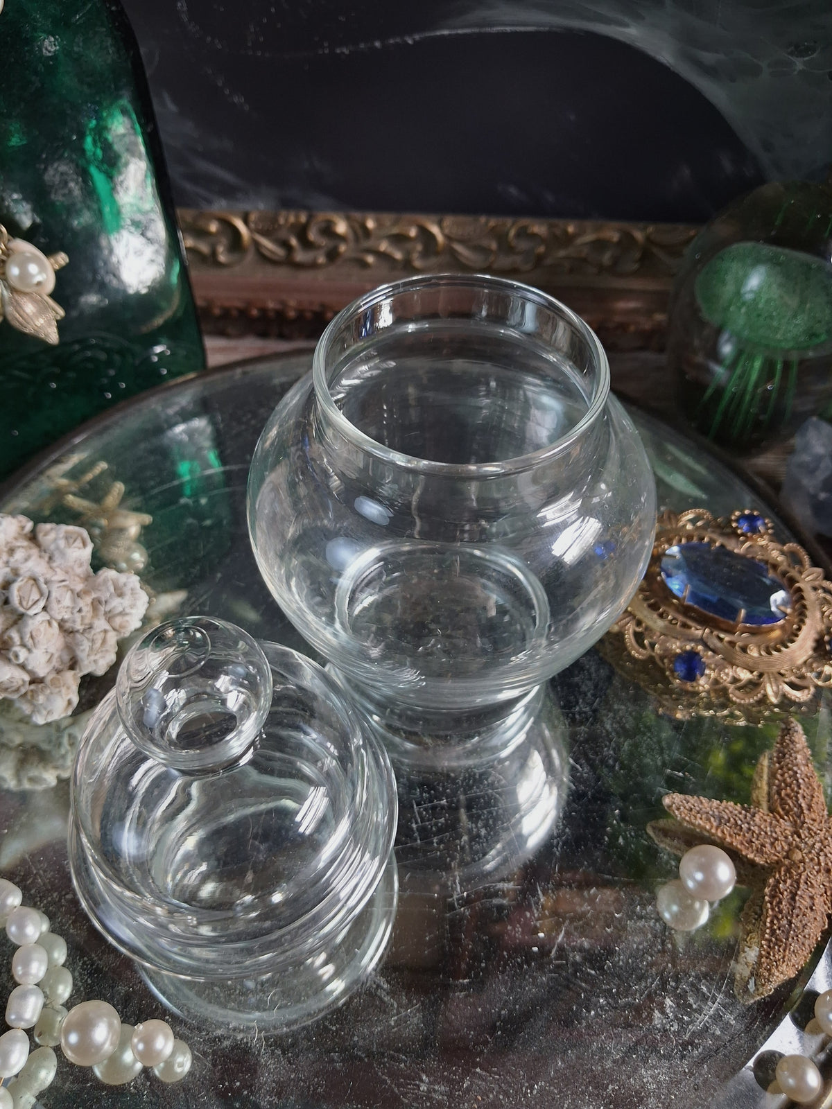 Vintage Glass Apothecary Jar