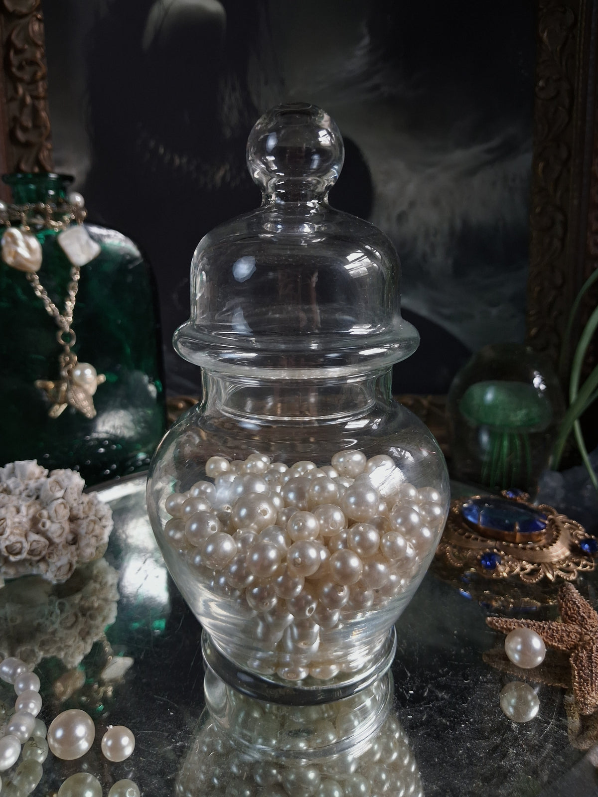 Vintage Glass Apothecary Jar