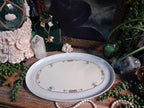 Antique Porcelain Greek Key Altar Tray