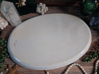 Antique Porcelain Greek Key Altar Tray