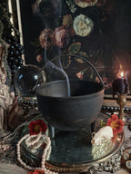 Vintage Three-Legged Cast Iron Cauldron