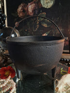 Vintage Three-Legged Cast Iron Cauldron
