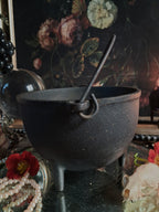 Vintage Three-Legged Cast Iron Cauldron