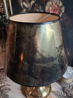 Vintage Brass Bouillotte-Style Table Lamp