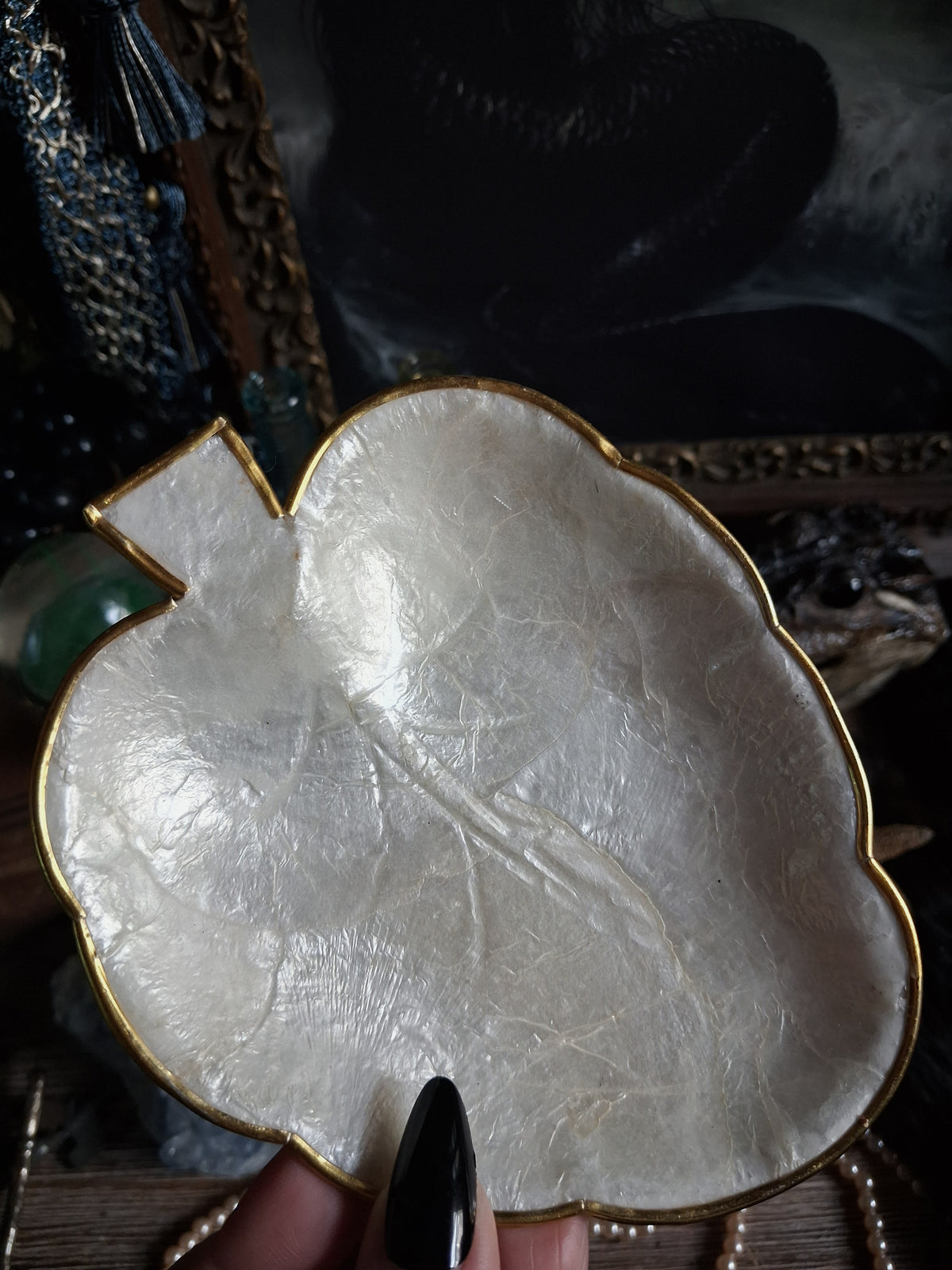 Vintage Mother-of-Pearl Shell Dish