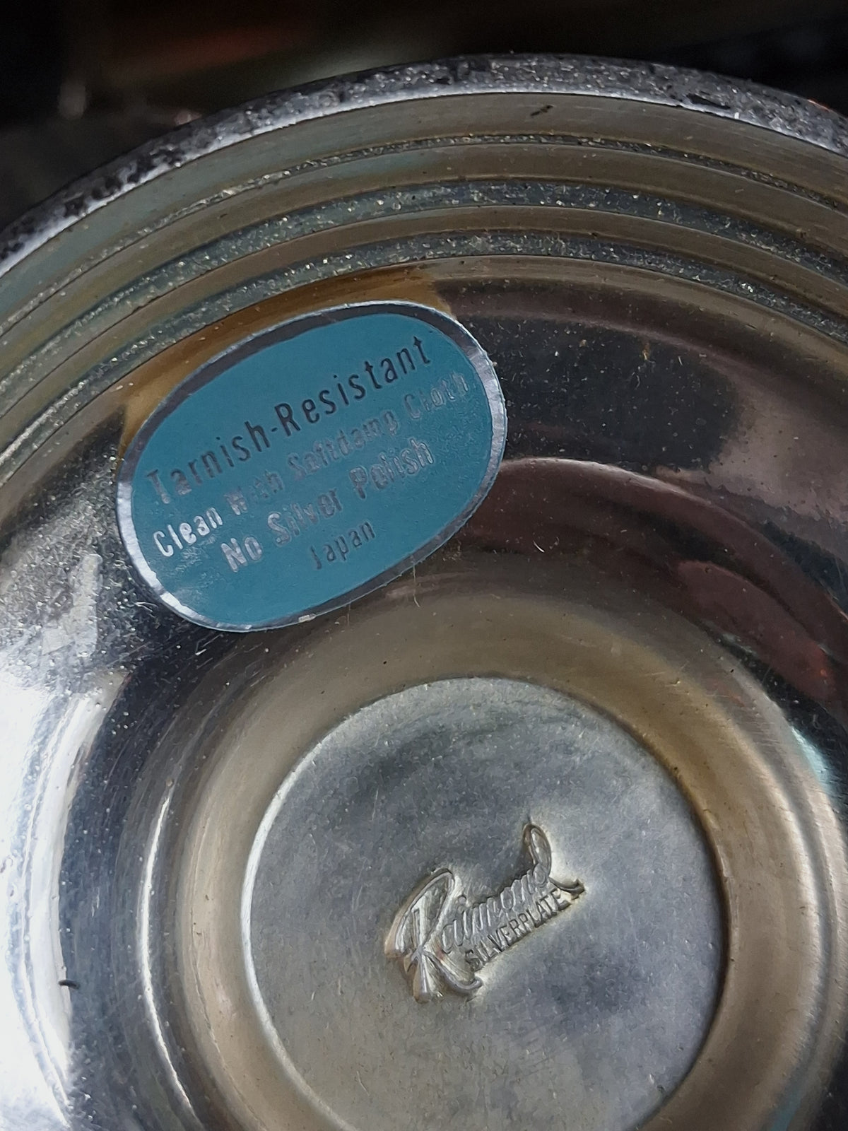 Vintage Kimiko Silverplate Mini Cauldron & Scoop