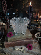 Vintage Glass Grape Cauldron