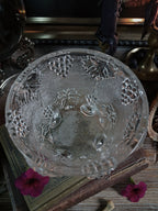 Vintage Glass Grape Cauldron