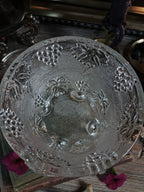 Vintage Glass Grape Cauldron