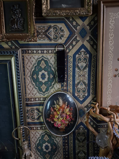 Vintage Belgian Dried Floral Art