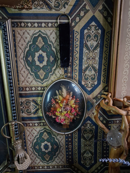 Vintage Belgian Dried Floral Art