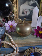 Vintage Brass Apple Ritual Bell
