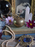 Vintage Brass Apple Ritual Bell