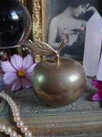 Vintage Brass Apple Ritual Bell