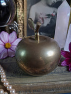 Vintage Brass Apple Ritual Bell