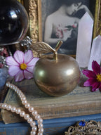Vintage Brass Apple Ritual Bell