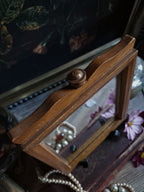 Vintage Foxed Glass Wall Mirror