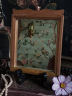 Vintage Foxed Glass Wall Mirror