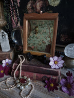 Vintage Foxed Glass Wall Mirror