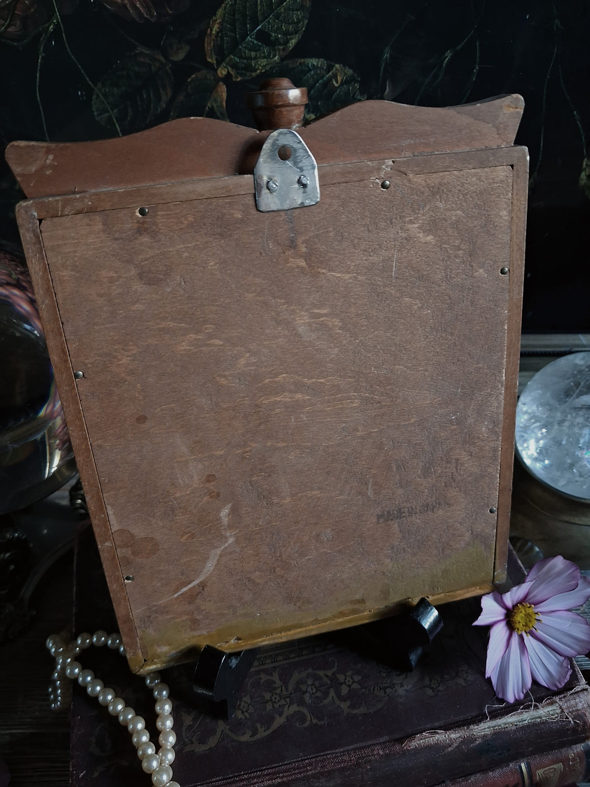 Vintage Foxed Glass Wall Mirror