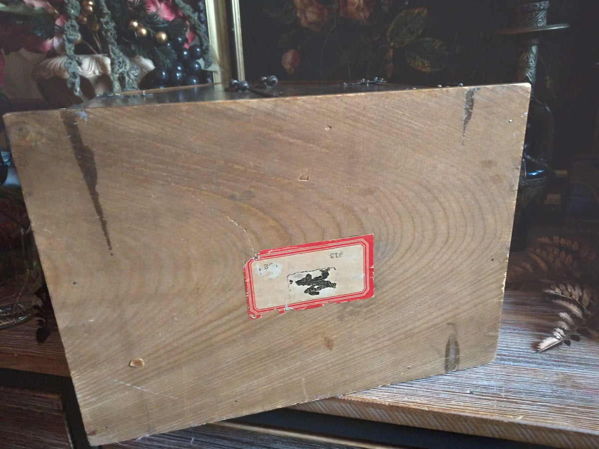 Vintage Sailing Ship Altar Cabinet