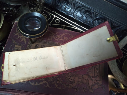 Antique Miniature Gem Tintype Photo Album