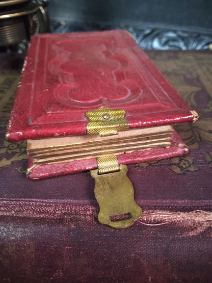 Antique Miniature Gem Tintype Photo Album