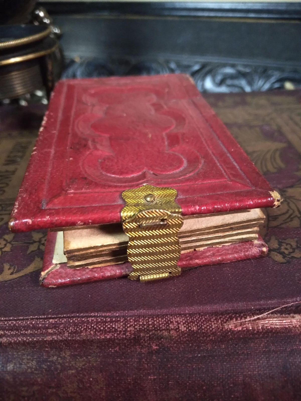 Antique Miniature Gem Tintype Photo Album