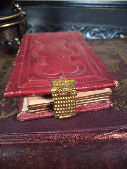 Antique Miniature Gem Tintype Photo Album