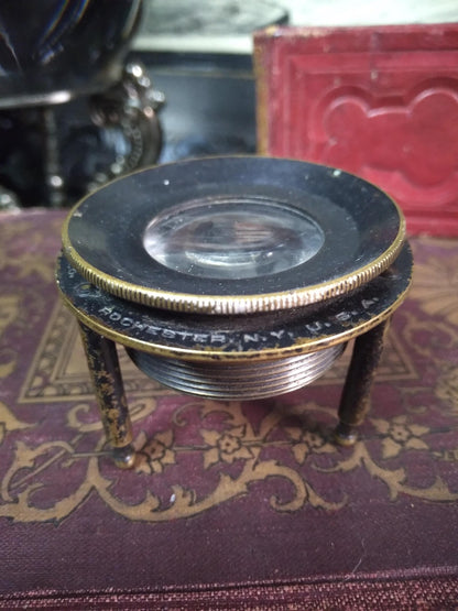 Antique Bausch & Lomb Tripod Magnifying Glass