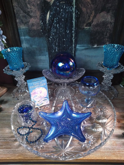 Vintage Water Witch Altar & Mermaid Tarot