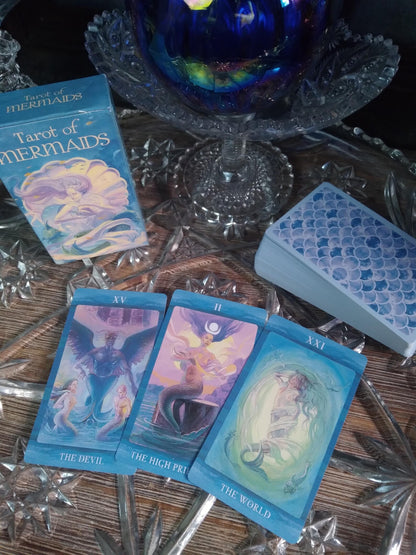 Vintage Water Witch Altar & Mermaid Tarot
