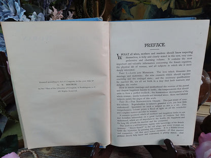 1896 Antique Book — The Glory of Woman
