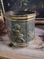 Vintage Lion-Footed Cherub Jardinière