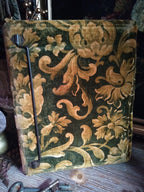 Antique Victorian Green Velvet Photo Album