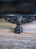 19th-Century Silver Grape Offering Basket