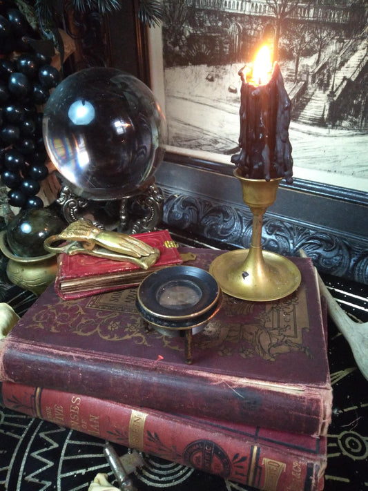 Antique Bausch & Lomb Tripod Magnifying Glass